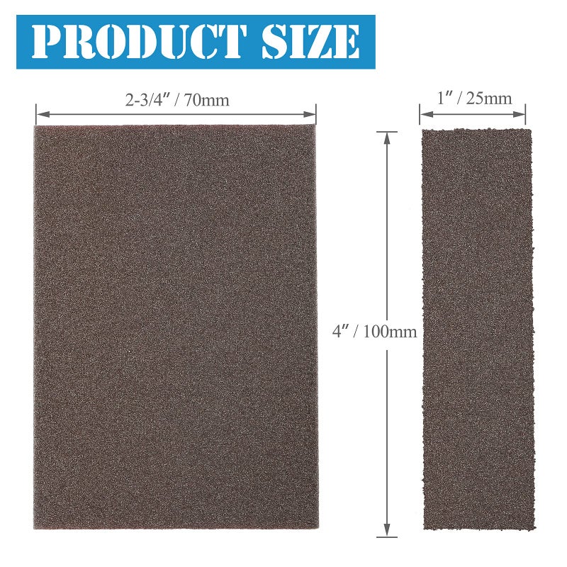 Jamiikury 16Pcs 220 Grit Sanding Blocks, Jamiikury Sanding Sponge Washable and Reusable, Wet Dry Sandpaper Sponge for Wood Metal FurniturePaint and Drywall - Image 4